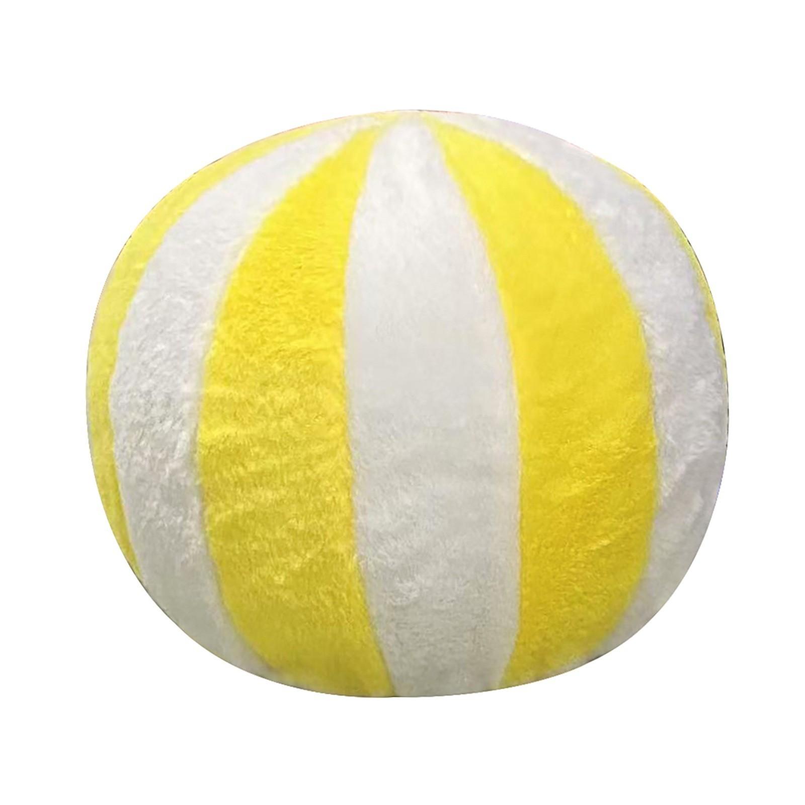 Плюшевая подушка Веселая полосатая подушка Круглая подушка Праздничное украшение Подушка для дивана One Size 1590₽