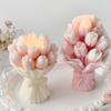 Food Grade Silicone Candle Mould For Tulips Bouquet Aromatherapys Craft Tool for Family Activity and Weddings