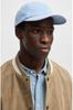 [HUGO] Cotton Twill 6 Panel Cap with Logo Embroidery, Men's, One Size, Light Blue