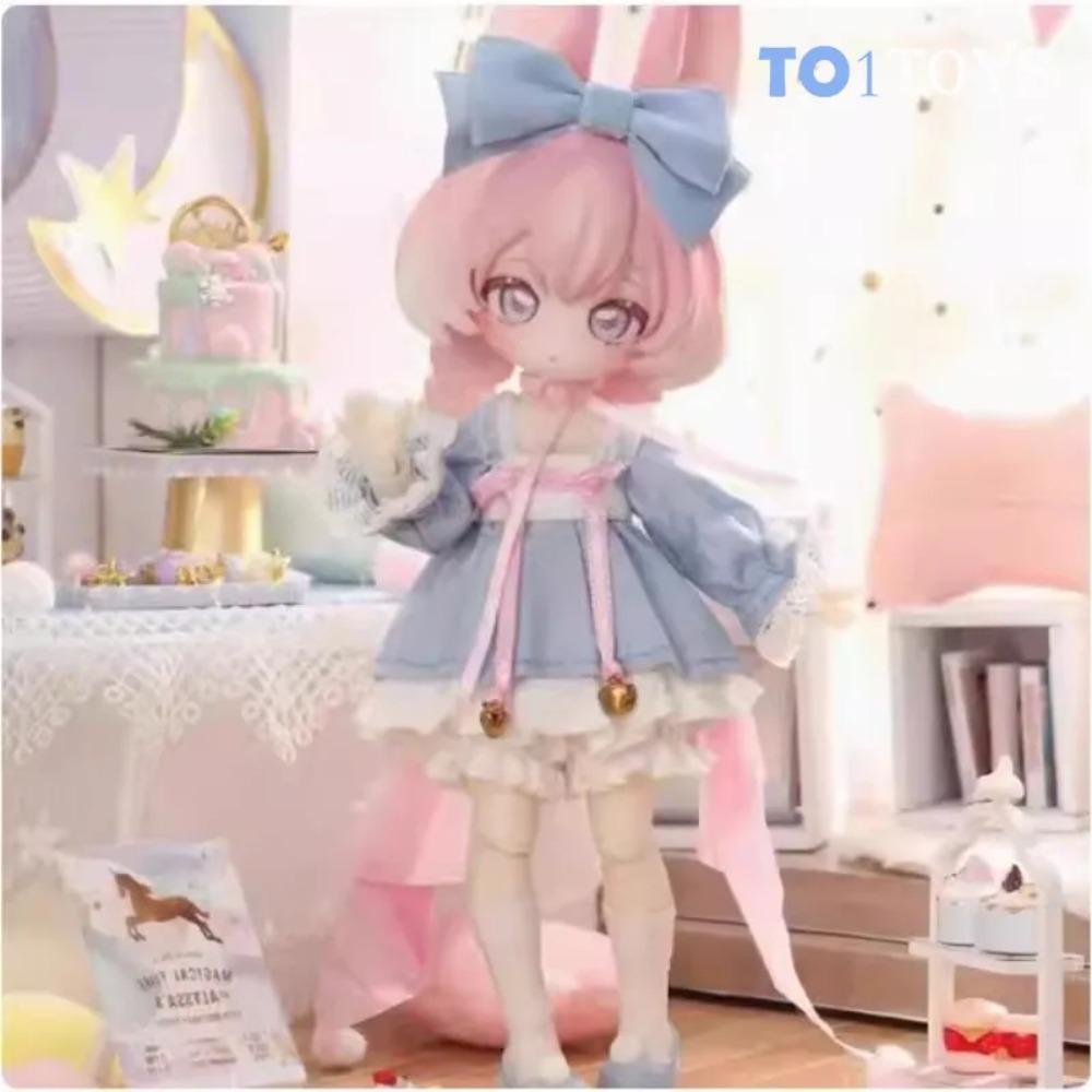 Authentische Ungenießbare Puppe Jumping Moon Time Series Blind Box Spielzeug Mystery Box 1/12 Bjd Blind Box Bewegliche Kawaii Puppe für Mädchen Spielzeug