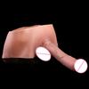 SXXY Skin Feeling Briefs&Boxer shorts Pants With Large Hollow Dildo Realistic Male Strapon Penis Sleeve Adult Sex Game