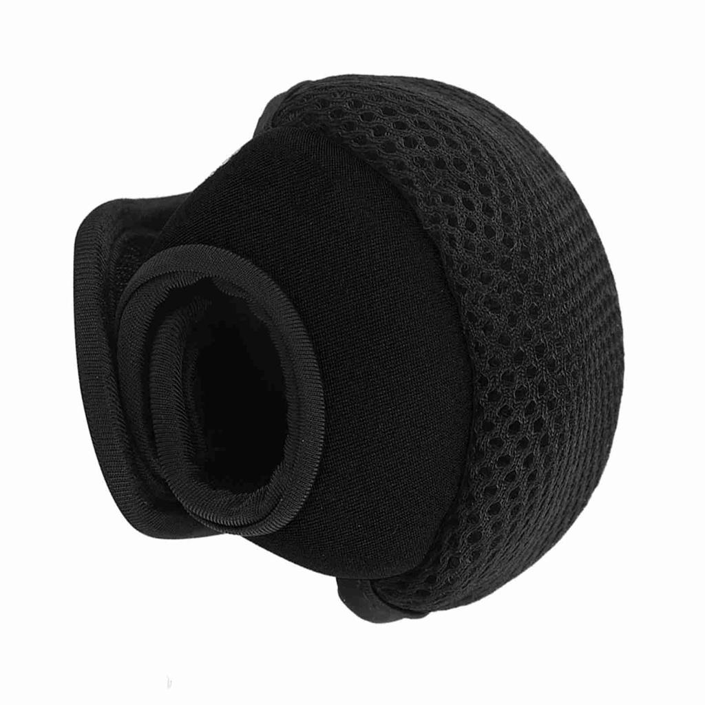 Waterproof Breathable Baitcasting Fishing Reel Bag Fish Wheel Protector (Black)