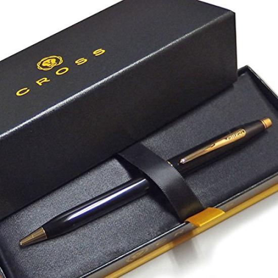 CROSS Century II New Finishes Black Lacquer Ballpoint Pen 412WG-1