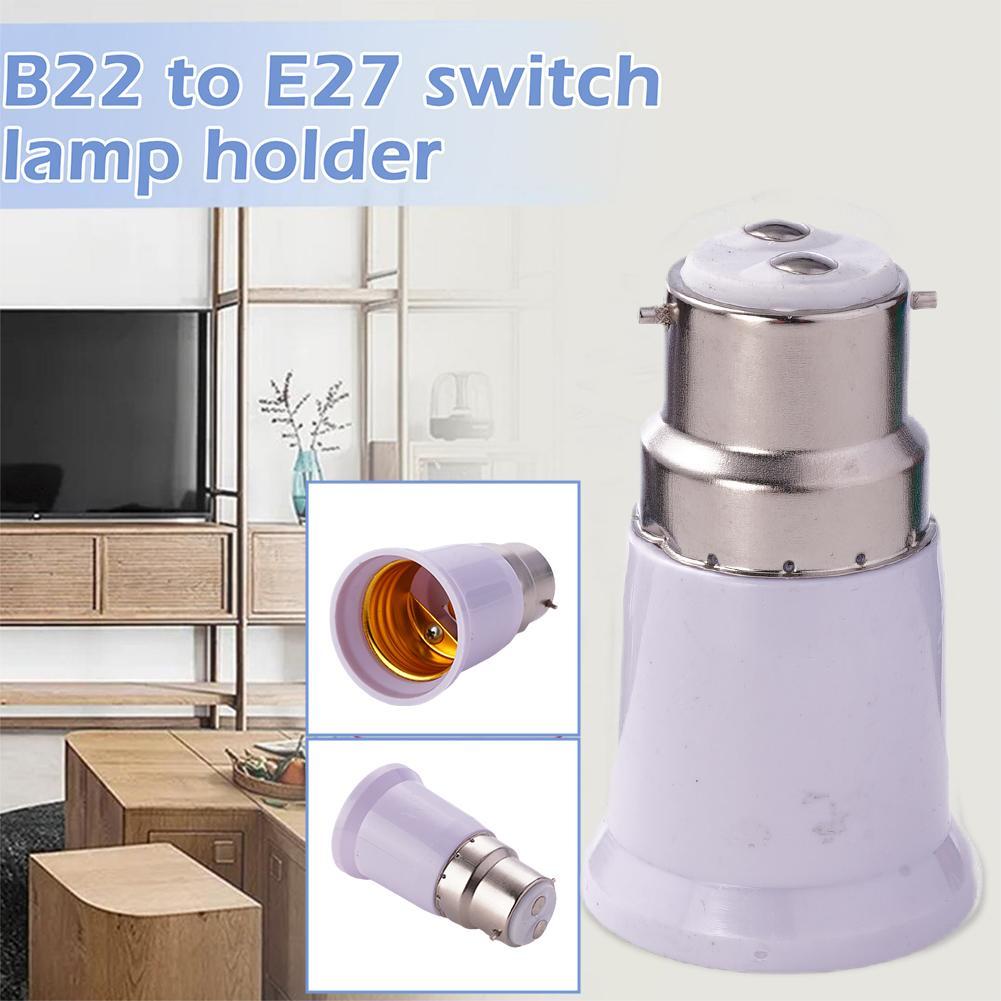 5er-Pack E26 auf E12 Adapter Konverter E12 Lampenfassung auf Mittlere Fassung 0~120V Max. 200W, 165℃ Hitzebeständiger Lampenfassungsadapter