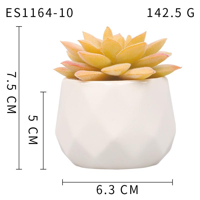 Simulation Sukkulentenpflanze Keramik Topfpflanze Künstliche Sukkulente Bonsai Künstliche Blume Innendekoration Ornament Grüne Pflanzen