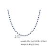 Shiny AAA+ 3mm Colorful Crystal Tennis Chain Necklace Bling Rainbow Cubic Zircon Choker for Women Party Fine Jewelry Gift