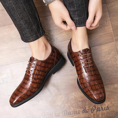 Business Men's Leather Shoes Fashionable Gentleman Style Street Trend Casual Party Walking Wedding Men's Shoes Plus Size-48
