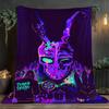 1Pc donniedarko Print Flannel Blanket, High quality Comfortable for All Seasons, Home Decor, Warmth and Comfort, Perfect for Christmas Gifts