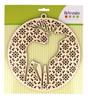 Médaillon en bois - Artemio - Misty winter - Motif cerf - 20 cm - Personnalisable