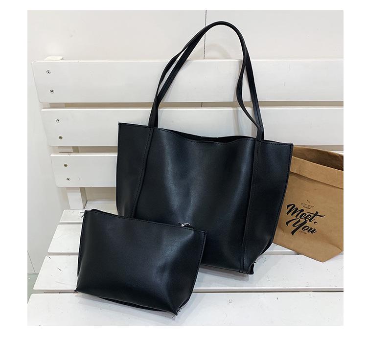Autumn Women's Large Capacity Retro Commuter Tote - Versatile High-End Shoulder Bag