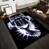 Skull-faced Moth Print Non-slip Rug, Perfect for the Living Room and Bedroom Sofa
