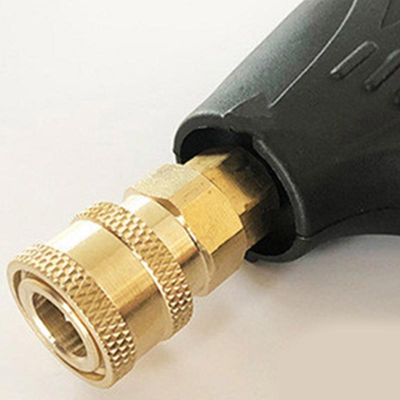 4350PSI Pressure Washer 1/4 In Quick Connector with Foam Cannon & Nozzle Tips 1 Liter Power Washer for Car Floor
