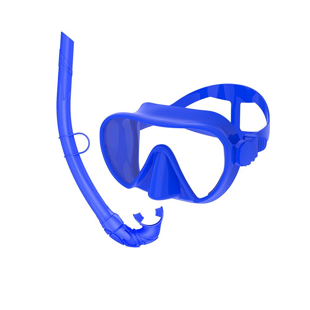 Snorkeling Diving Kit Silicone Large Frame Diving Mask One Size