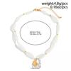 Ocean Style Starfish Scallop Necklace Cute Small Fresh Mesh Yarn Design Collar Chain Necklace