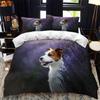 Set Copripiumino Pastore Tedesco Set King/Queen Size Cane di Razza Animale Set Biancheria da Letto Bambini Cane Carino Cucciolo Copripiumino
