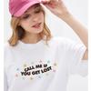 Call Me If You Get Lost American Retro XINGX Print Pure Cotton Short Sleeve T-shirt for Women