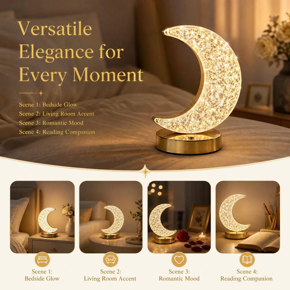 Crystal Texture Bedside Lamp Soft Gentle Light Atmosphere Night Light Home Decoration