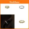 Trendy Korean Style Silver Ring Featuring Adjustable Chain Design In 925 Sterling Silver