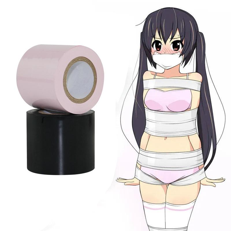 16m Bondage Páska bez stopy BDSM Fetish Slave Sex Toys Postroj Body Restraint Provokativní Alternativní Vázaná Samolepicí hračka pro dospělé páry