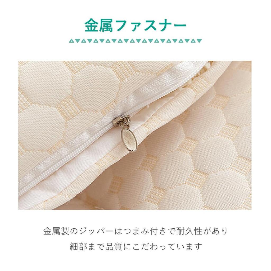 GOLWIS Eco-Friendly Crushed Latex Pillow, 60x40cm, High-Resilience, Elastic Neck Pillow for Relieving Stiff Shoulders and Neck, Adjustable Height,