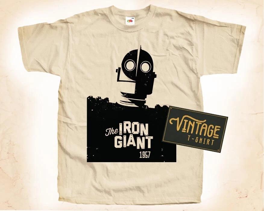 

The Iron Gigant 1957 T SHIRT Tee Movie Poster Vintage Natural sizes S to 5XL S