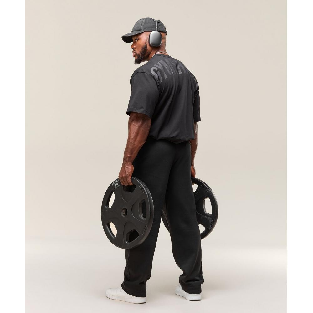 Gymshark Camiseta Power negra A2c9e Bb2j