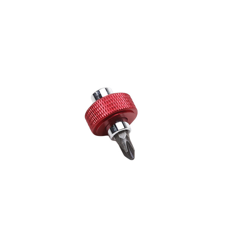 Tragbarer magnetischer Antrieb Kurzschraubendreher Multifunktionsklemmen Einfache Mini-Schraubendreher Reparatur Reparaturteile Aluminiumlegierung
