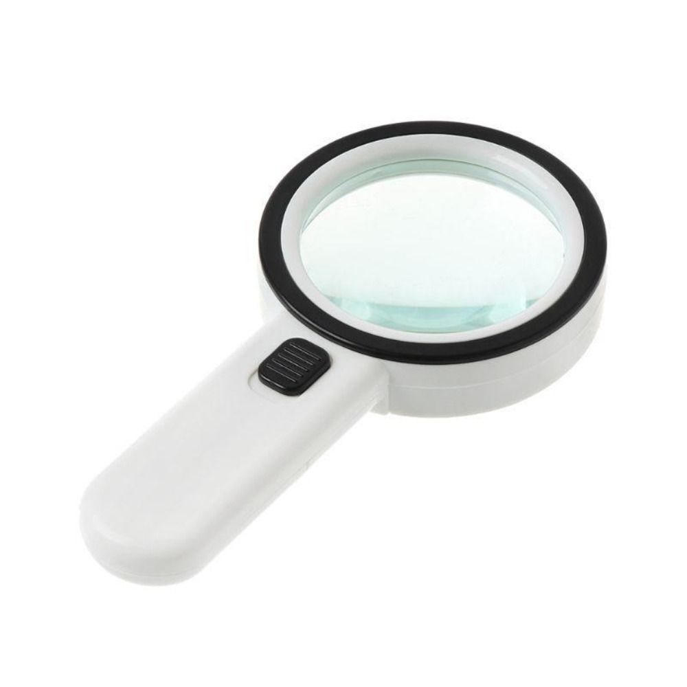 HD Hand Held Magnifying Glass LED Light Illuminated Magnifier  Seniors Reading