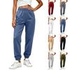 Women's Loose Fit Sweatpants with Pockets and Elastic Waistband for Casual Wear