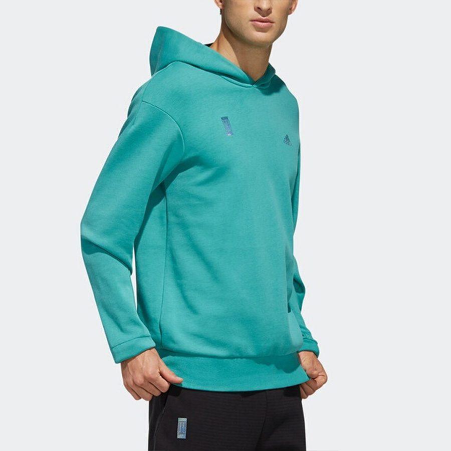 Adidas Sweatshirts Men's Emerald Hooded Moderate Regular FM9334