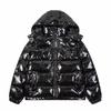 Trapstar PU Cotton Blend Detachable Hooded Puffer Jacket Unisex High Street Winter Coat