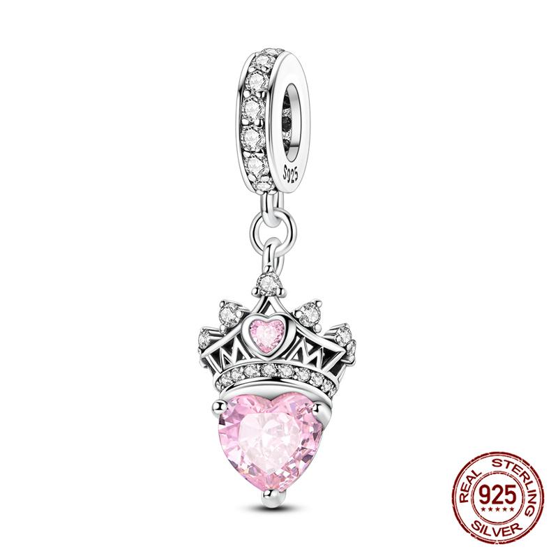 Original 100% 925 Silver Fire Dragon Beads Our Lady Of Cross Charms Fit 925 Bracelet DIY Jewelry Making Women's Gift