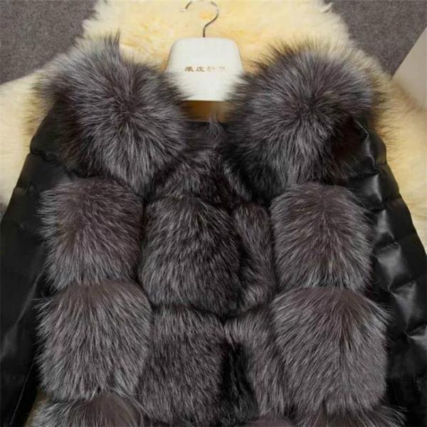 Winter Ladies Fashion Faux Fur Coat Long Coat Large Size Winter Women Thick Faux Fur Coat