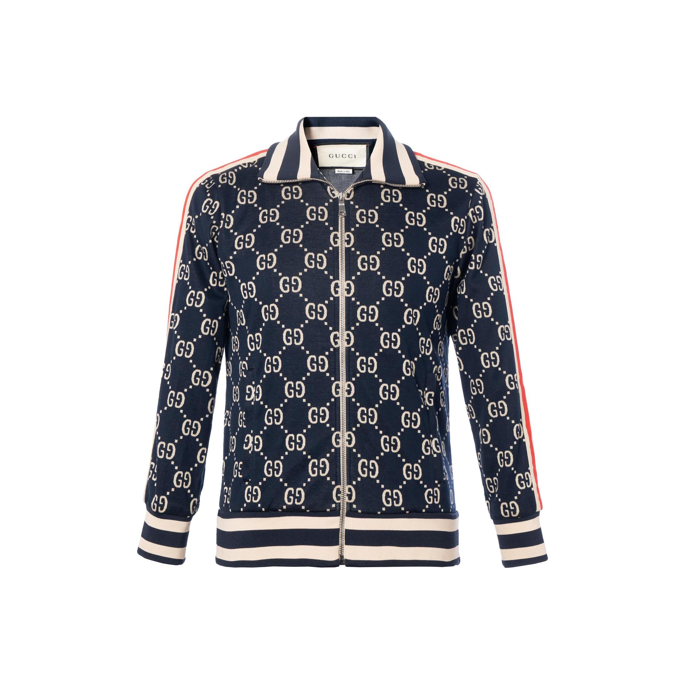 GUCCI Gg Žakarda Kokvilnas Jaka 496919-X9V05-4245