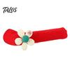 Cute Flower Design Handle Grips Knitted Doorknob Covers, Thick Anti‑Slip Furniture Feet Protector Sleeves, Door Protectors Cushion Pads, Floor