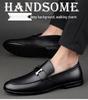 Men's Spring & Autumn Cowhide Loafers - Breathable, Stylish Leather Casual Business Shoes