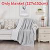 Plush Sherpa Throw Blanket With Solid Color Design For Home And Bed Use