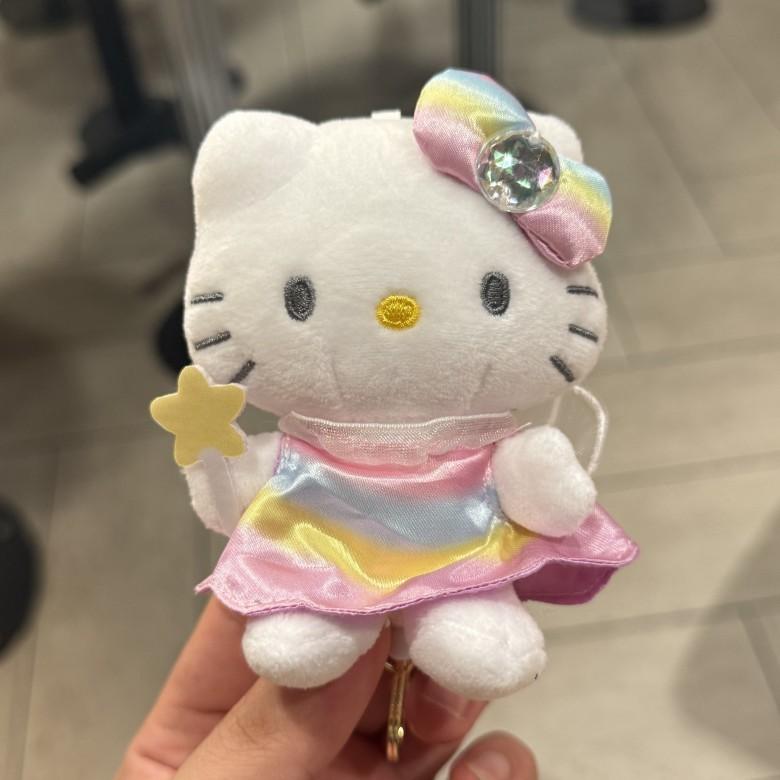 Unicorn Plush Keychain With Heart Extender For Cute Bag Decor