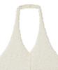 NOIRER FOR WOMAN Feathery Halterneck Knit (Cream)