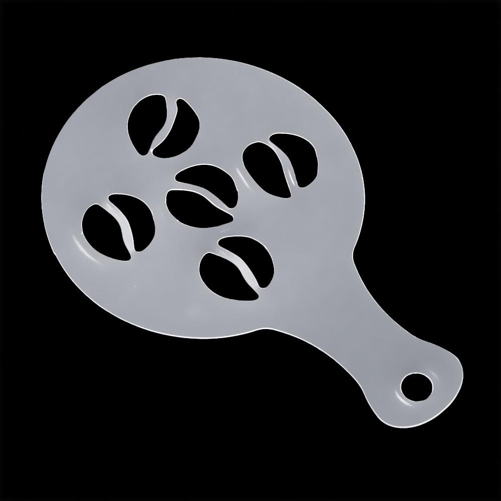 16pcs Kitchen Mold Latte Coffee Art Stencils Foam Tool Decorating Cappuccino