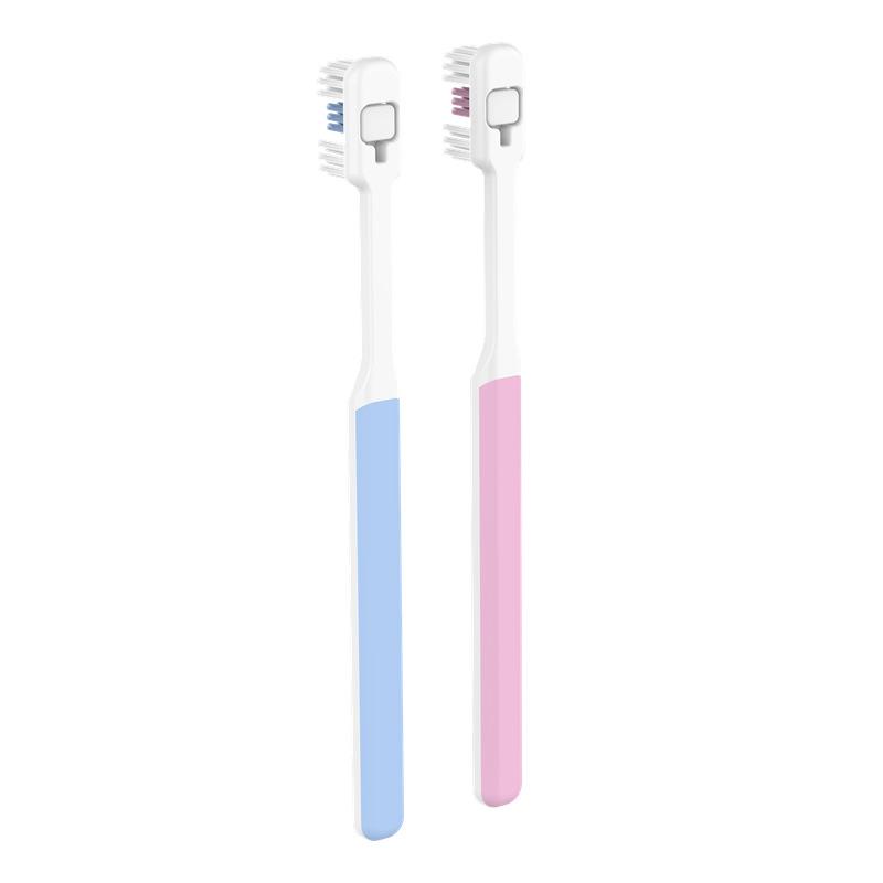 

2 шт./компл. зубная щетка с мягкой щетиной для взрослых, зубная щетка с широкой головкой, зубная щетка для пар, LXY