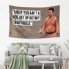 Gibby Fun Meme Tapestry iCarly Nostalgic Cartoon Polyester Fiber Bedroom Trendy Funny Wall Decoration Cloth
