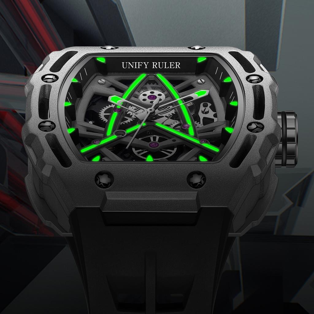 Zunshi Automatic Mechanical Watch Personalized Wine Barrel Type Overseas Temu