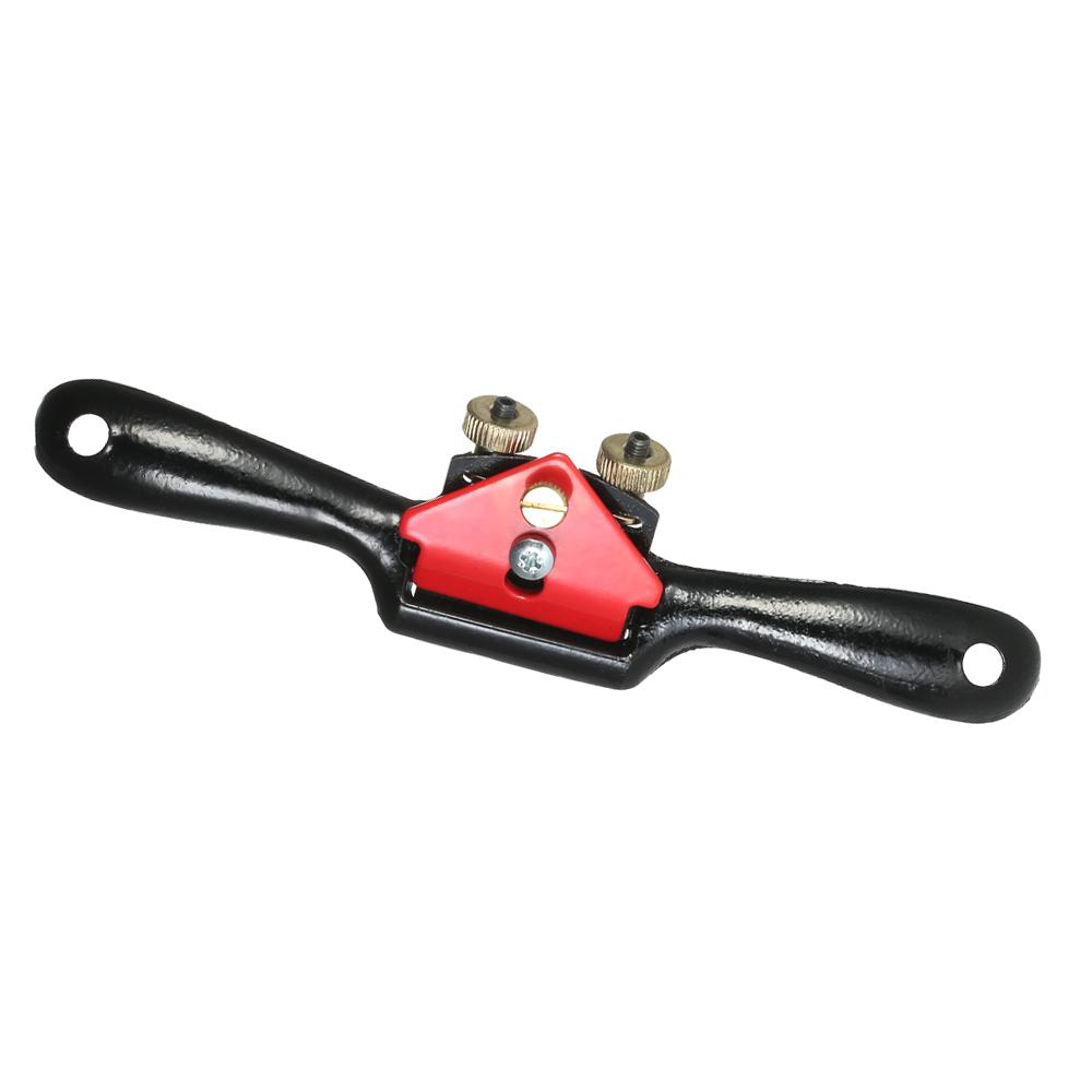 9 Inch Spoke Shave Plane with Adjustable Cutting Depth Metal Blade Multifunction Wood Manual Planer Woodworking Hand