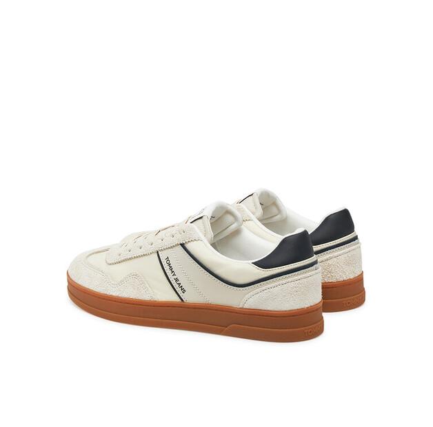 Men's Sneakers Tommy Jeans The Greenwich Mix Media Em0em01606 Beige