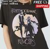 Camiseta Unisex Vintage Fleetwood Mac Rumours Camisa de Banda de Rock Musical Camisa Musical Retro