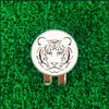 Putting Alignment Tiger Tiger Golf Hat Clip Golf Ball Marker Magnetic Cap Clip Ball Marker Holder