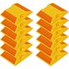 12 Pack Road Reflectors Reflective Pavement Marker, 4 by 4 Inch Road Driveway Reflectors, Street Pavement & Asphalt Stud Markers for Speed Bumps