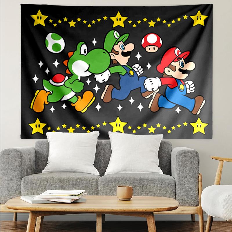 1PC Super Bros. Adventure K-pop music group Tapestry Accessories for Bedroom,Livingroom, dormitory Room Wall Decor Fan Birthday Gifts