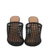 Salvatore Ferragamo Ellas X5 Caged Mules Black